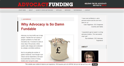 Desktop Screenshot of advocacyfunding.co.uk
