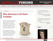 Tablet Screenshot of advocacyfunding.co.uk